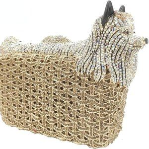 Crystal Rhinestone Evening Purse NWOT
